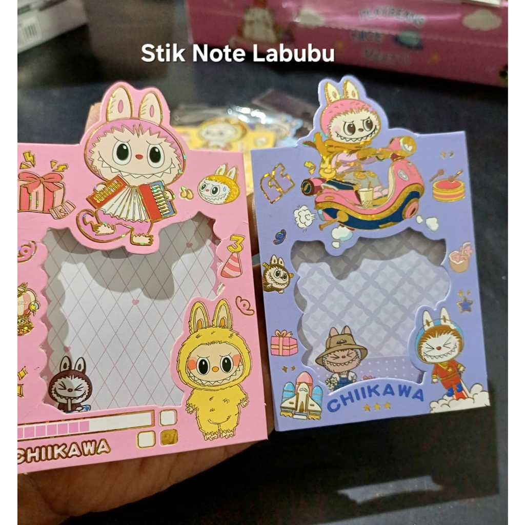 Jual Sticky Notes Tempelan Kertas Catatan Memo Note 8 x 5.4 labubu ...