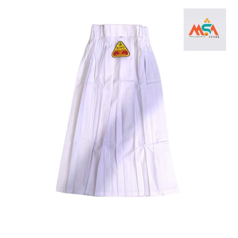 Jual Rok rempel putih panjang seragam sekolah sd kelas1-6 sd | Shopee ...