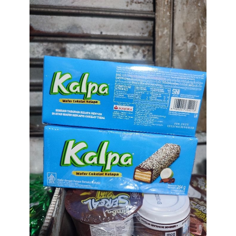 Jual Kalpa Wafer Cokelat Kelapa 1 Box Isi 12pcs | Shopee Indonesia