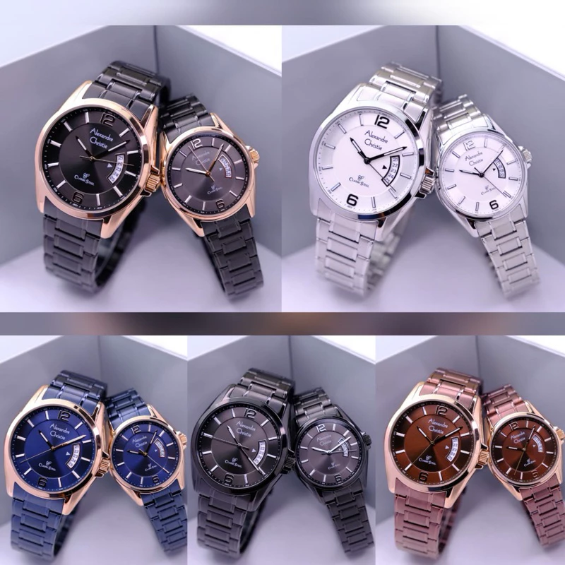 Jam Tangan Couple Alexandre Christie