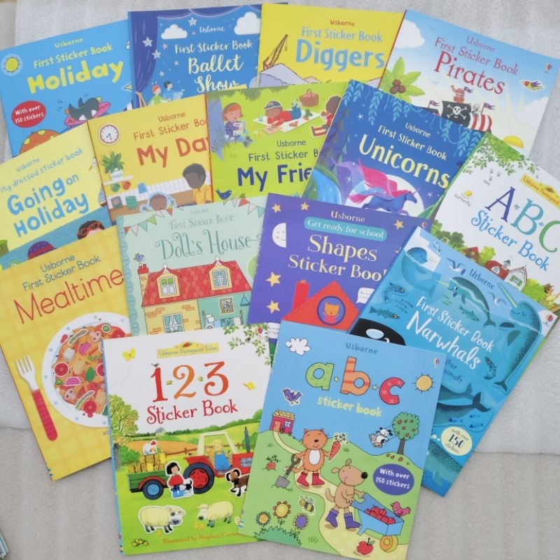 Jual usborne Sticker book buku anak activity | Shopee Indonesia