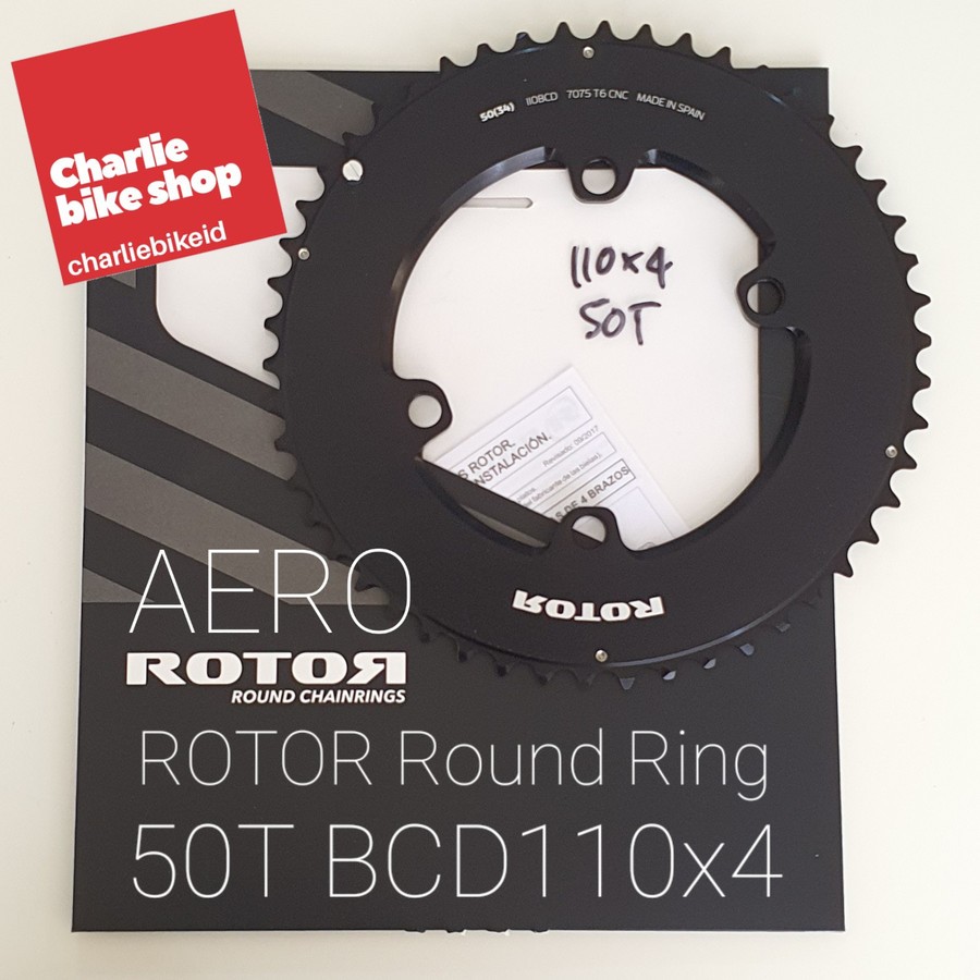 Jual Chainring ROTOR Round Ring AERO 50T BCD110X4 | Shopee Indonesia