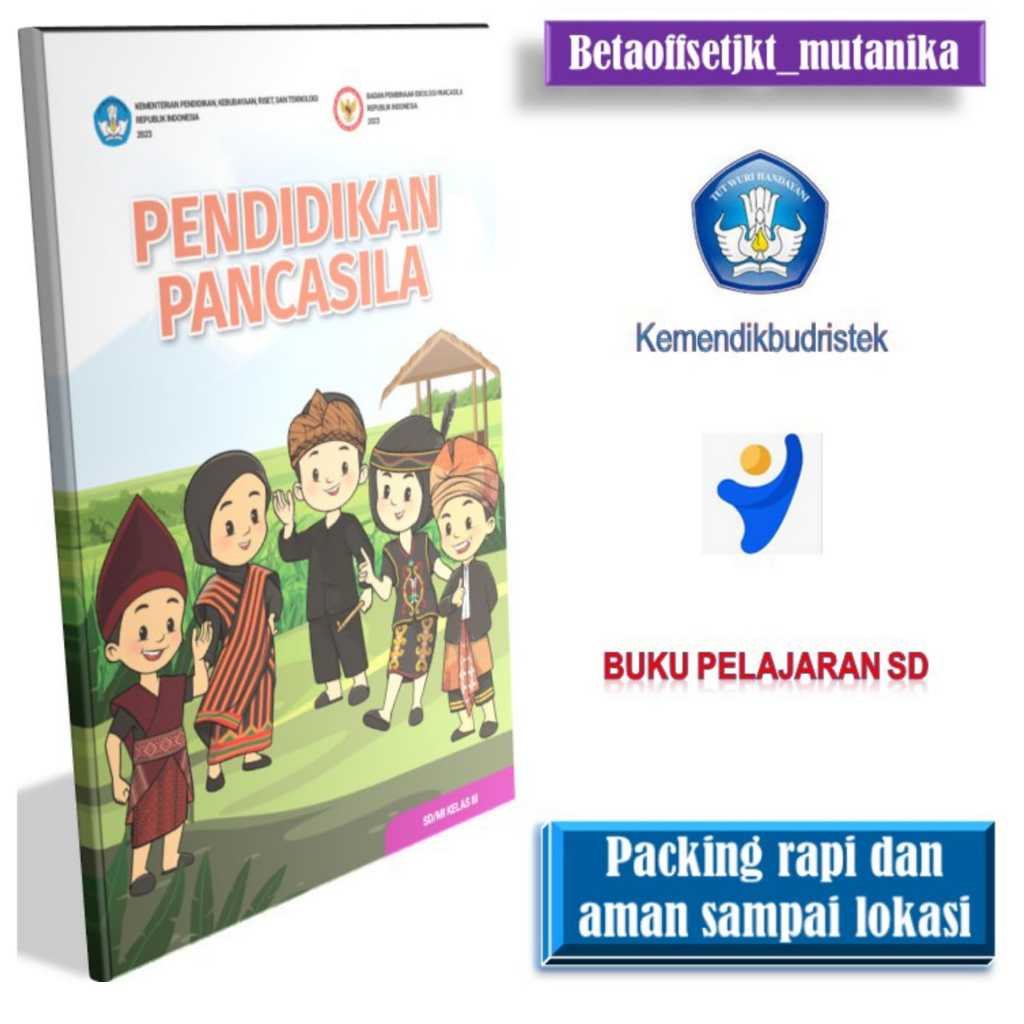 Jual Buku sd mi kelas 3 pendidikan pancasila kurikulum merdeka | Shopee ...