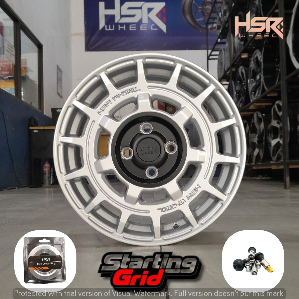 Jual Velg Model Rally R14 Cocok Untuk Wuling Air Ev, Brio, Cayla, Agya ...