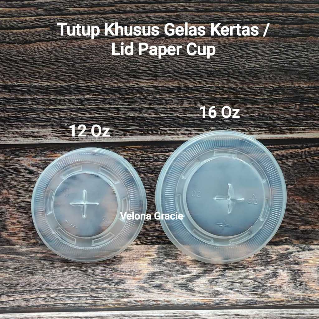 Jual Lid 12 oz isi 50 pcs Tutup Paper Cup Cold Starindo | Shopee Indonesia