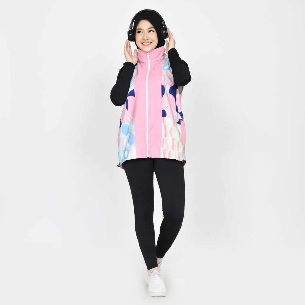 Jual Queenzie Rompi ROSA Printing Unisex Vest Olahraga Sepeda dan ...