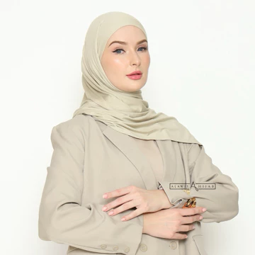 Alawiyahijab Elma Instant TENCEL™ Antibacterial (Segitiga Oval Instant) Breathable Cooling