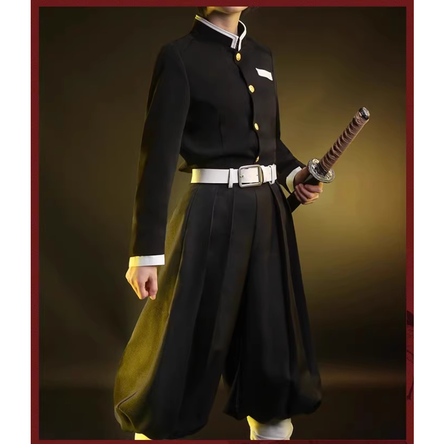 Jual Anime Train Mugen Demon Slayer Rengoku Kyojuro Cosplay Costumes ...