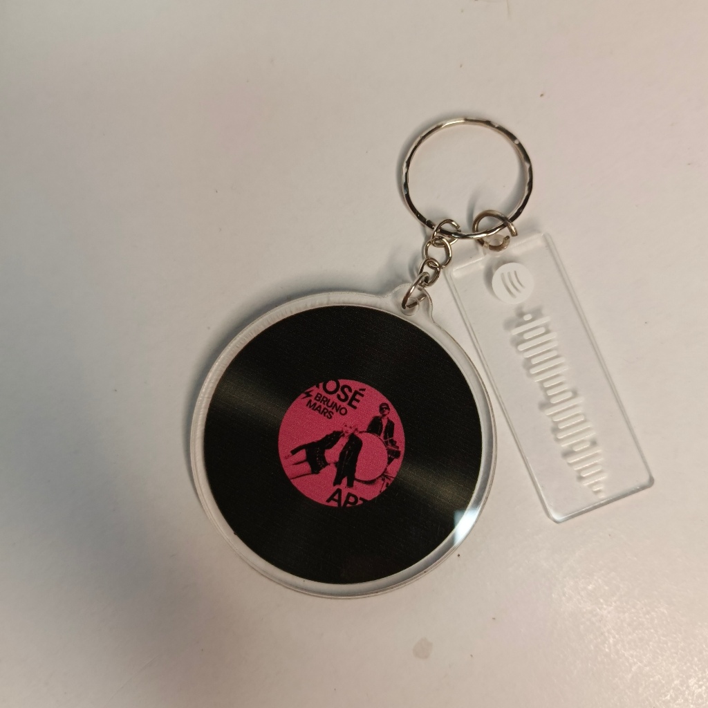 Jual CUSTOM - Acrylic Vinyl Record Keychain With NFC - Gantungan Kunci ...