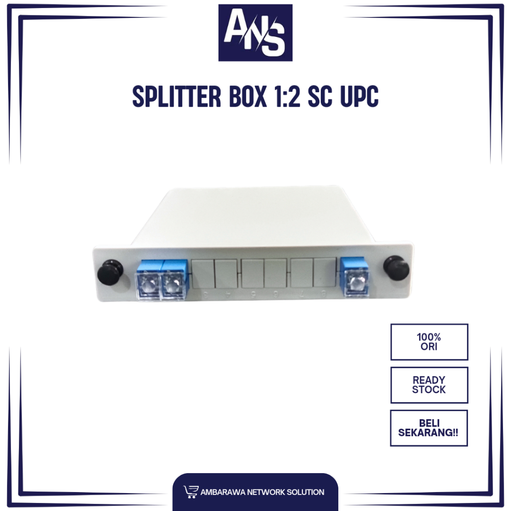Jual Passive Splitter Box SC UPC/PLC Box 1:2 Splitter | Shopee Indonesia