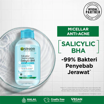 Garnier Micellar Cleansing Water 125ml Untuk Kulit Sensitif