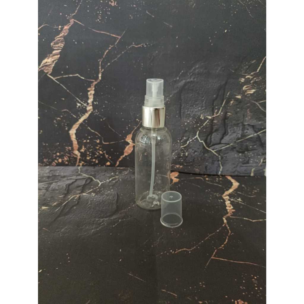 Jual Botol Spray Plastik Kemasan Mini 60ml Silver Natural | Shopee ...
