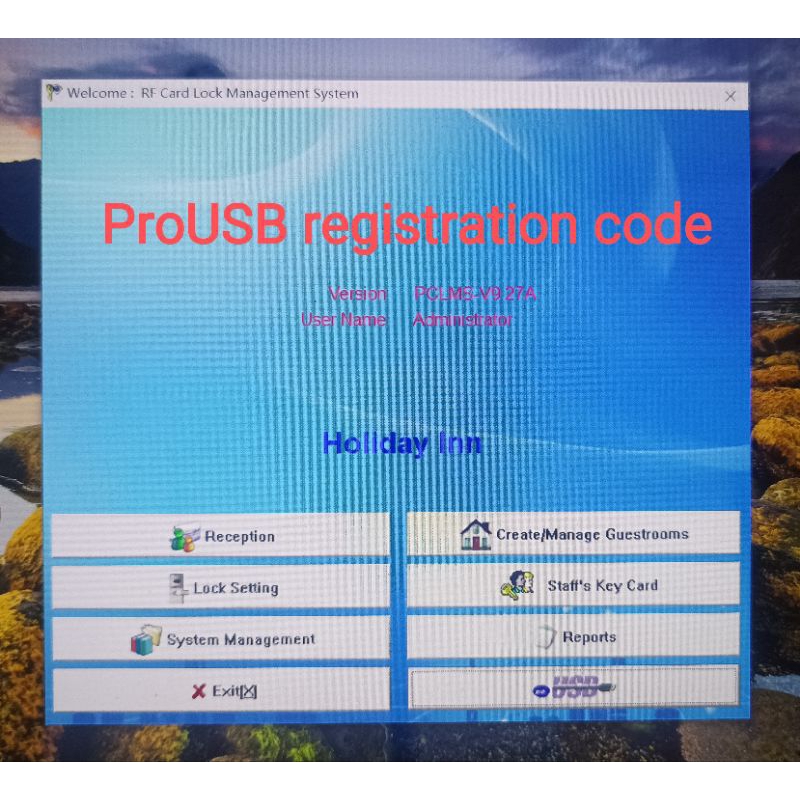 Jual PROUSB ENCODER REGISTRATION CODE KODE REGISTRASI SOFTWARE V9 HOTEL ...