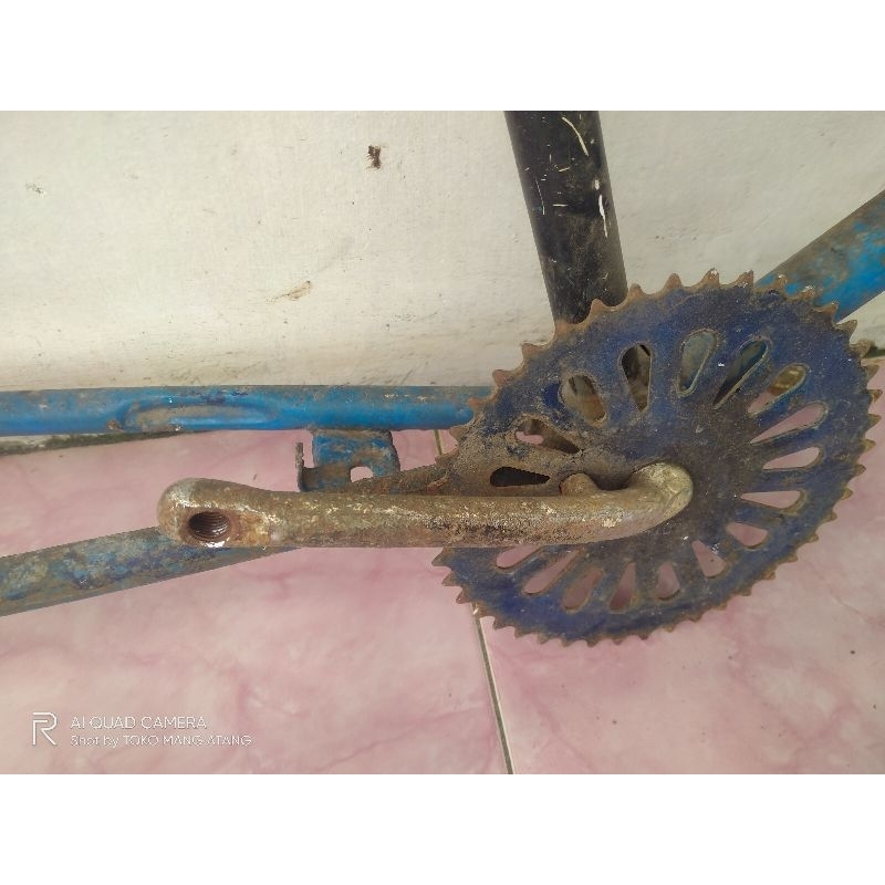 Jual frame Fork model sepeda federal ban 20 size frame 15