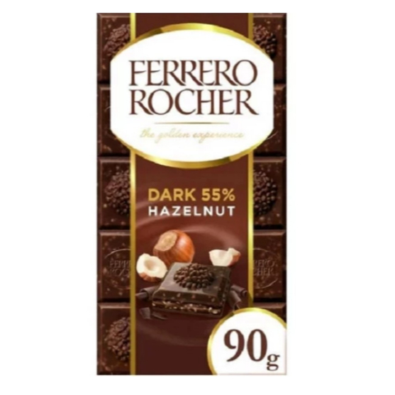 Jual Ferrero Rocher Chocolate Bar Dark Hazelnut | Shopee Indonesia