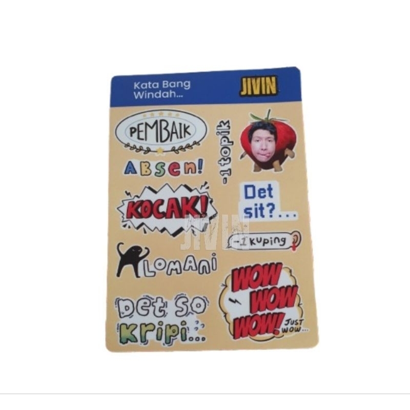 Jual Sticker Jivin 