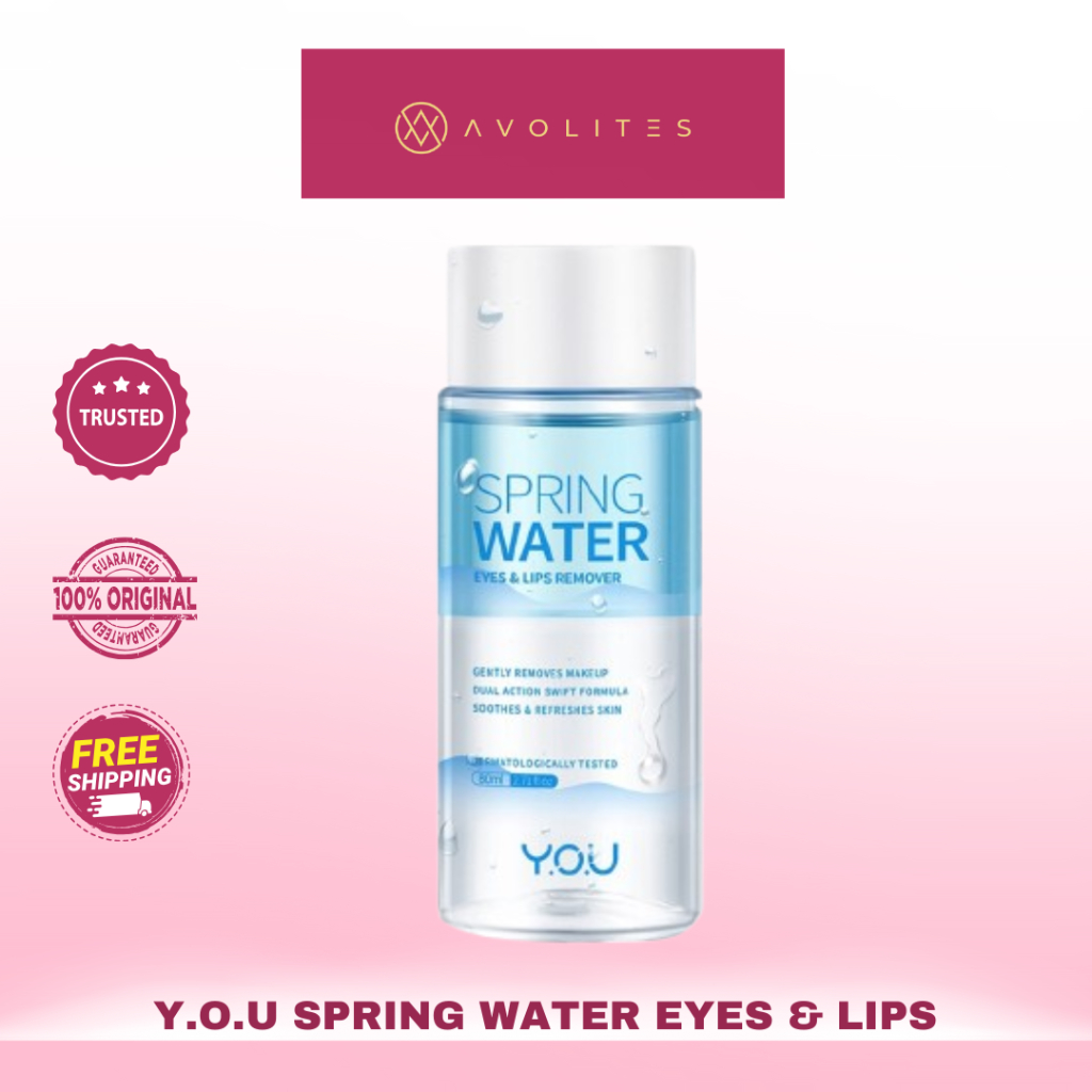 Jual YOU Spring Water Eyes & Lips Remover 80ml | Shopee Indonesia
