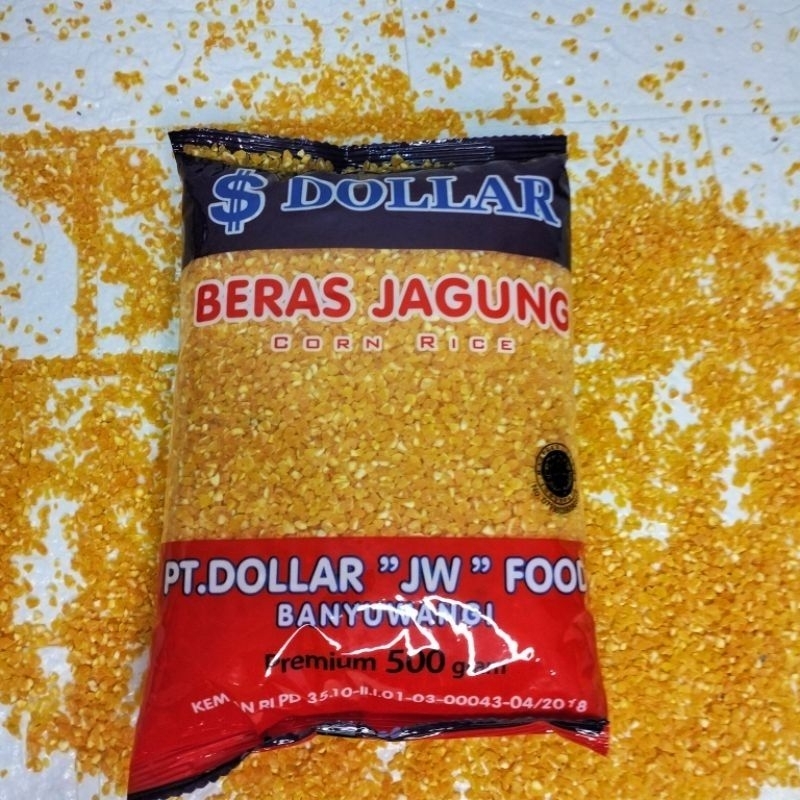 Jual Beras Jagung Dollar 1kg Paket Murah isi 2pcs | Shopee Indonesia
