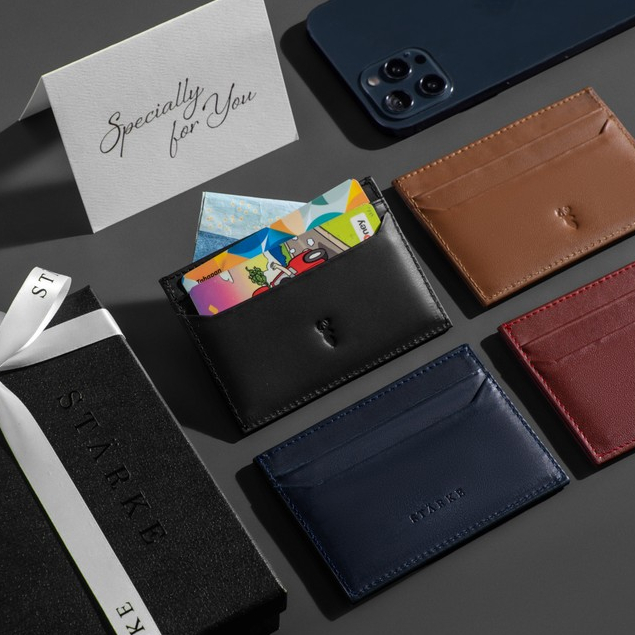 Jual Starke Leather Card Holder Dompet Kartu Kulit Asli Nimble