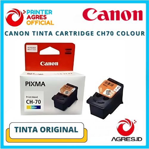 Jual CANON TINTA CARTRIDGE CH70 COLOUR CH-70 COLOR ORIGINAL | Shopee ...