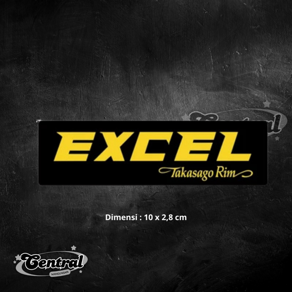 Jual Stiker Sponsor Racing Sepeda Motor Excel Bahan Premium Sticker ...