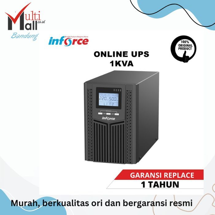 Jual Online UPS Inforce 1kVA / 1 kVA 900watt 900 watt 1000 | Shopee ...