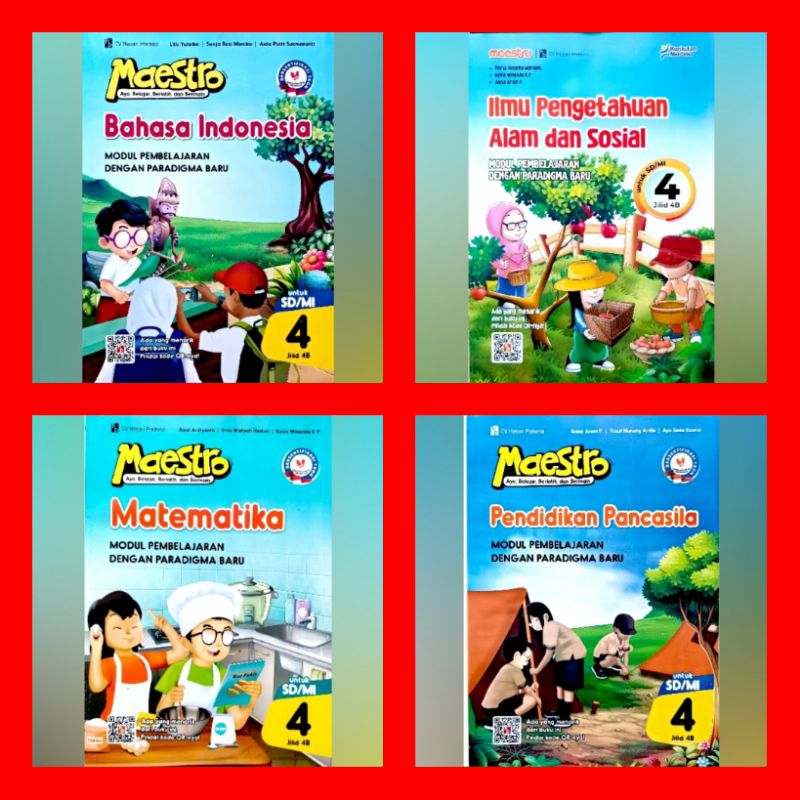 Jual Lks Maestro Kelas 4 Sd Kurikulum Merdeka Terbaru Semester 2
