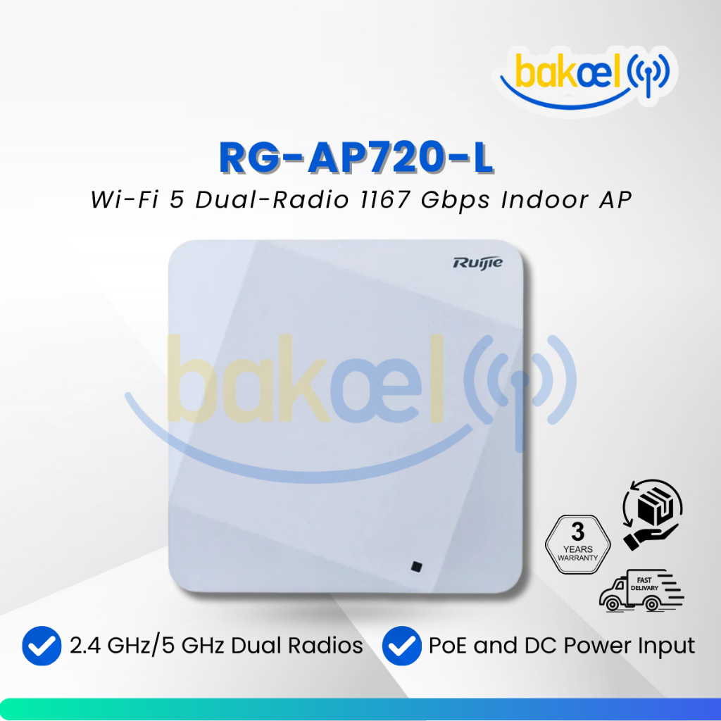 Jual Ruijie RG-AP720-L + POE RG-E-120 GE Wireless Access Point MU-MIMO ...