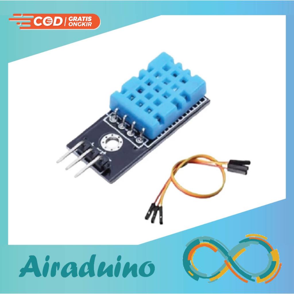 Jual DHT11 Sensor Suhu Kelembaban Temperature Humidity DHT-11 | Shopee ...