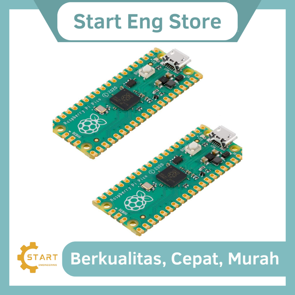 Jual Raspberry Pi Pico RP2040 Dual Core ARM Cortex Processor Usb C ...