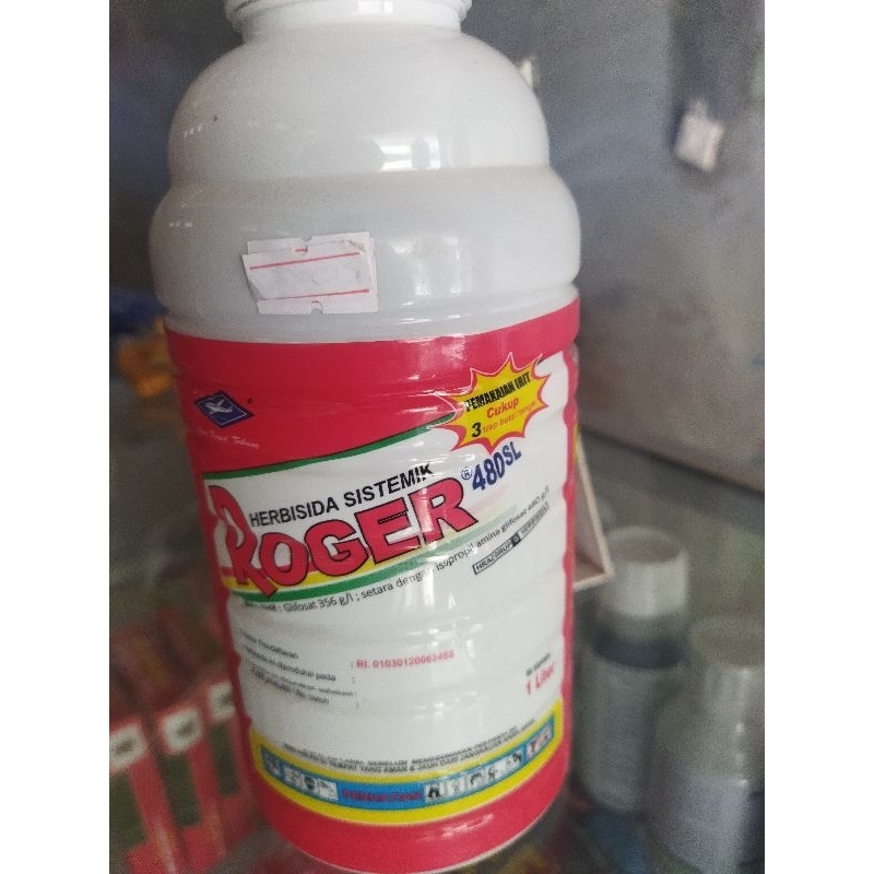 Jual roger 480 sl herbisida sistemik kemasan 1 liter | Shopee Indonesia