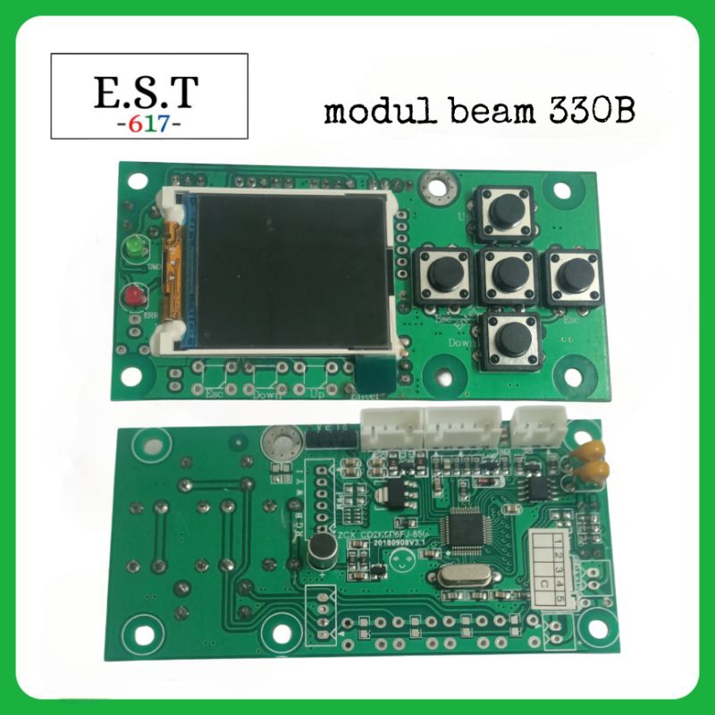 Jual Modul mainboard layar display beam moving head 330b redsun ...