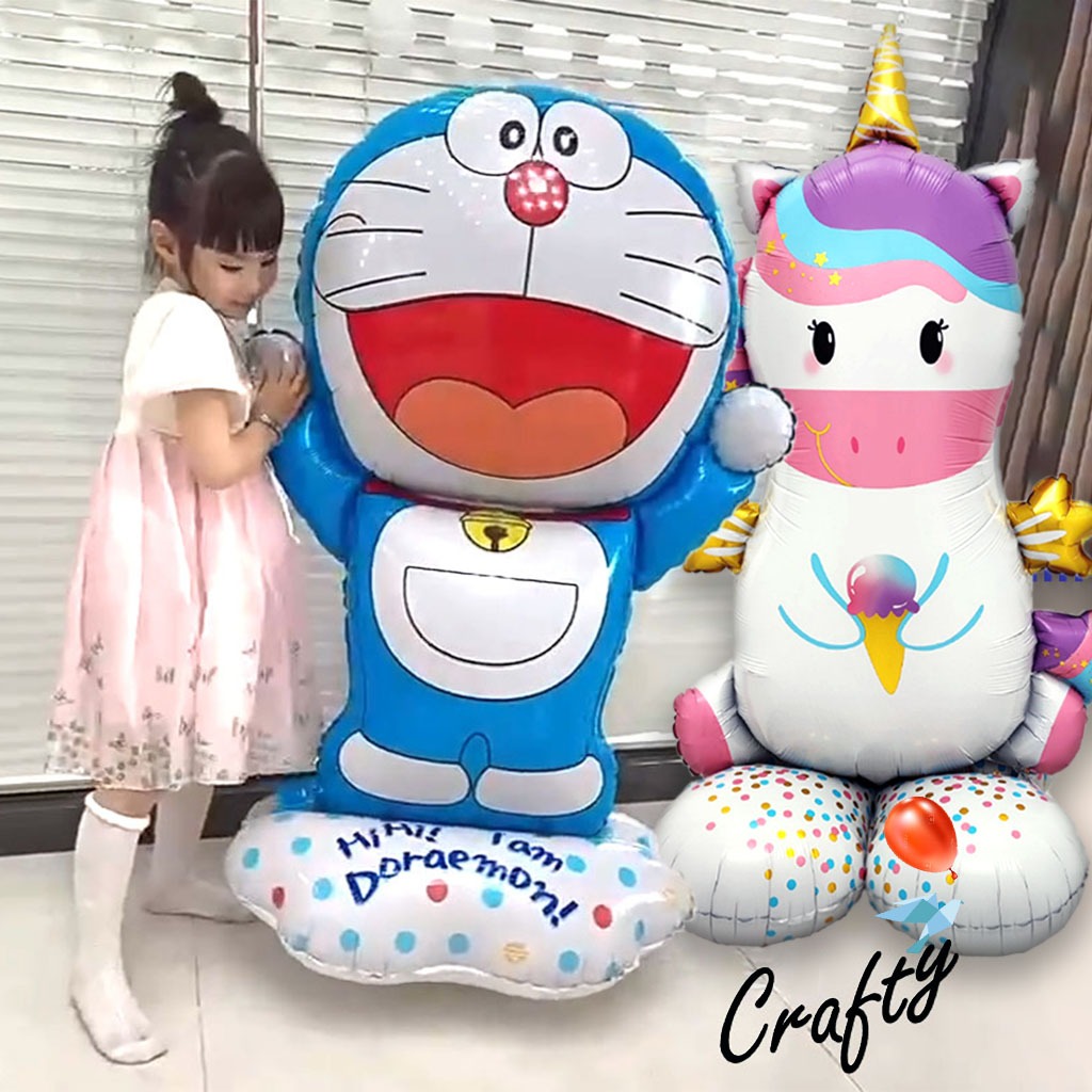 Balon Foil STANDING JUMBO KARAKTER Dekorasi Hiasan Pesta Acara Ultah