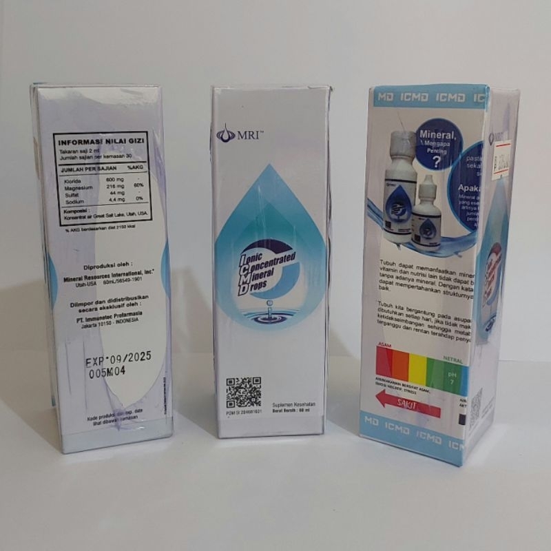 Jual ICM IMPRO CONCENTRATED MINERAL TRACE MINERAL DROP CMD IONIC 60 Ml ...