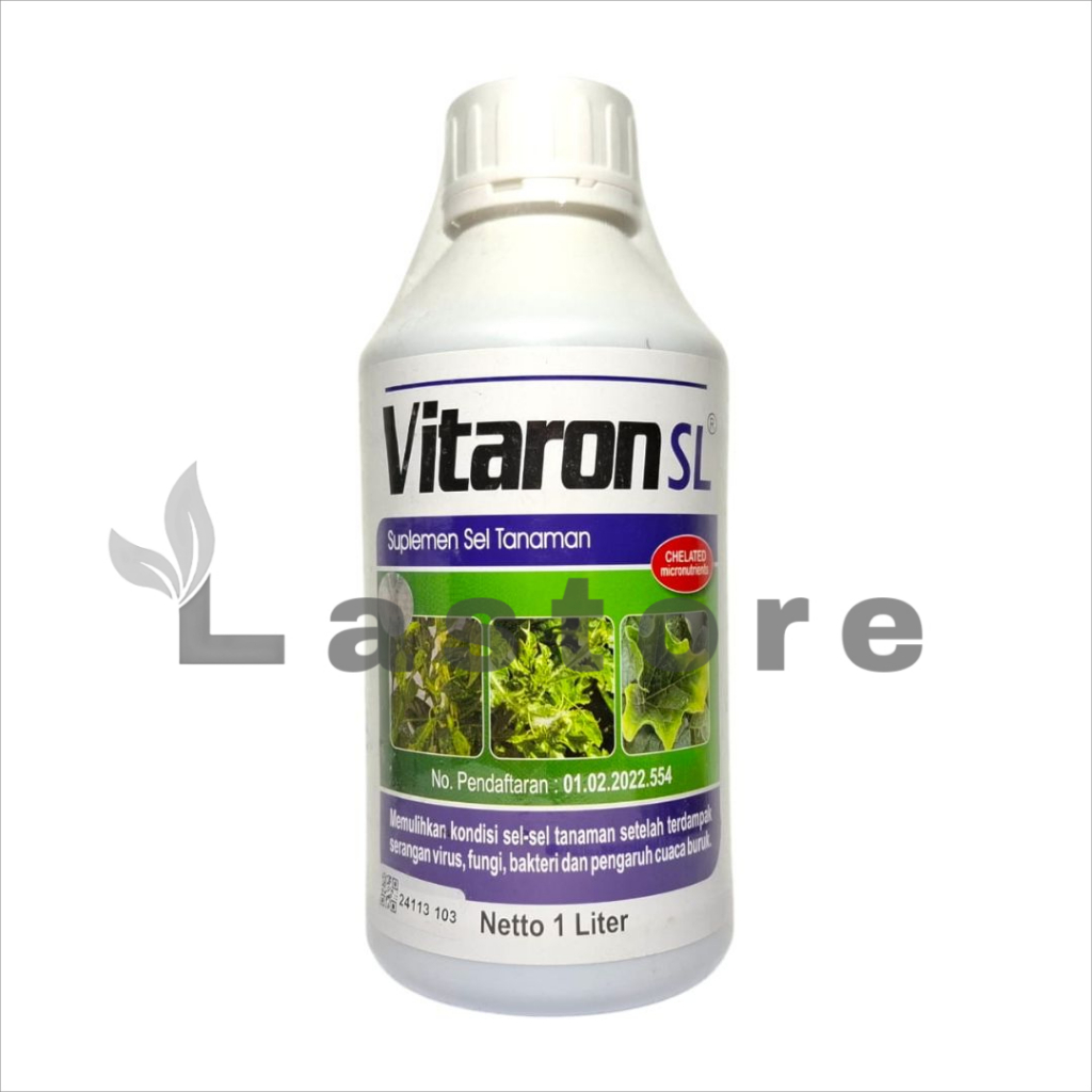 Jual Pupuk Organik Cair VITARON SL 1 Liter Suplemen Sel Tanaman ...