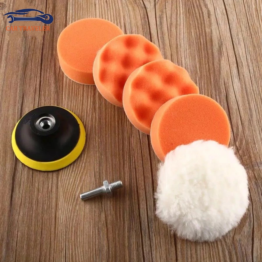 Jual Busa Pad Buff kit 7/12PCS Backing Pad dan Drill Adapter Poles ...