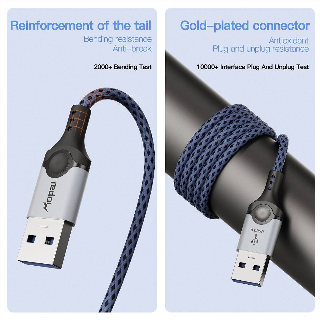 Jual MOPAI - KT101 Kabel Extension USB to USB 3.0 Premium High Speed ...