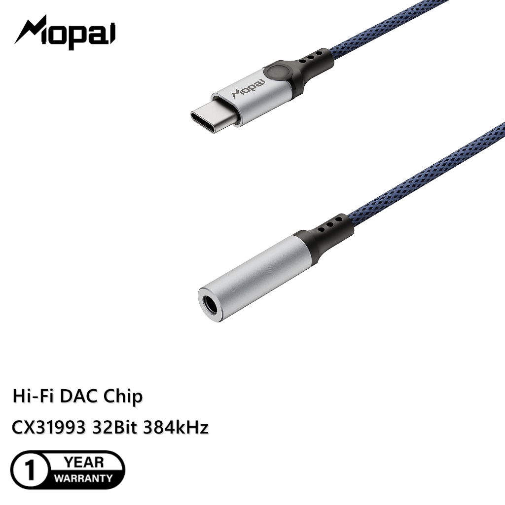 Jual Mopai KT281 Converter Splitter Tipe c / TYPE-C to 3.5mm Adapter Hi ...