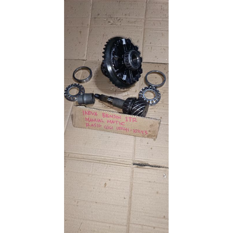 Jual Gear final inova 1TR Bensin Rasio 10x41/10x43(Harga/set) ORIGINAL ...