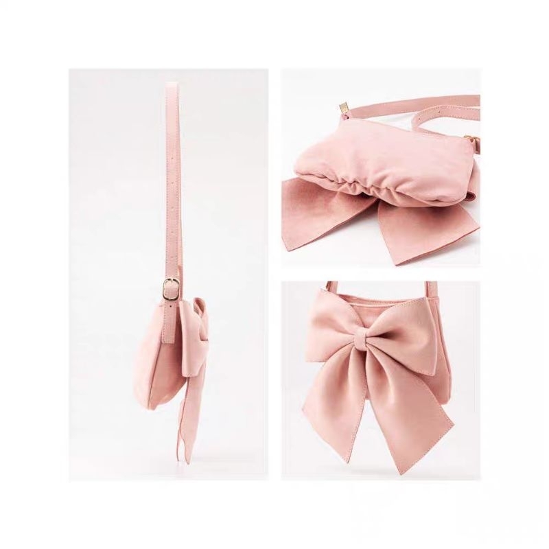 Jual 123NICCE - Ribbon Pink Bag Tas Bahu Pita Pink Korean Style ...