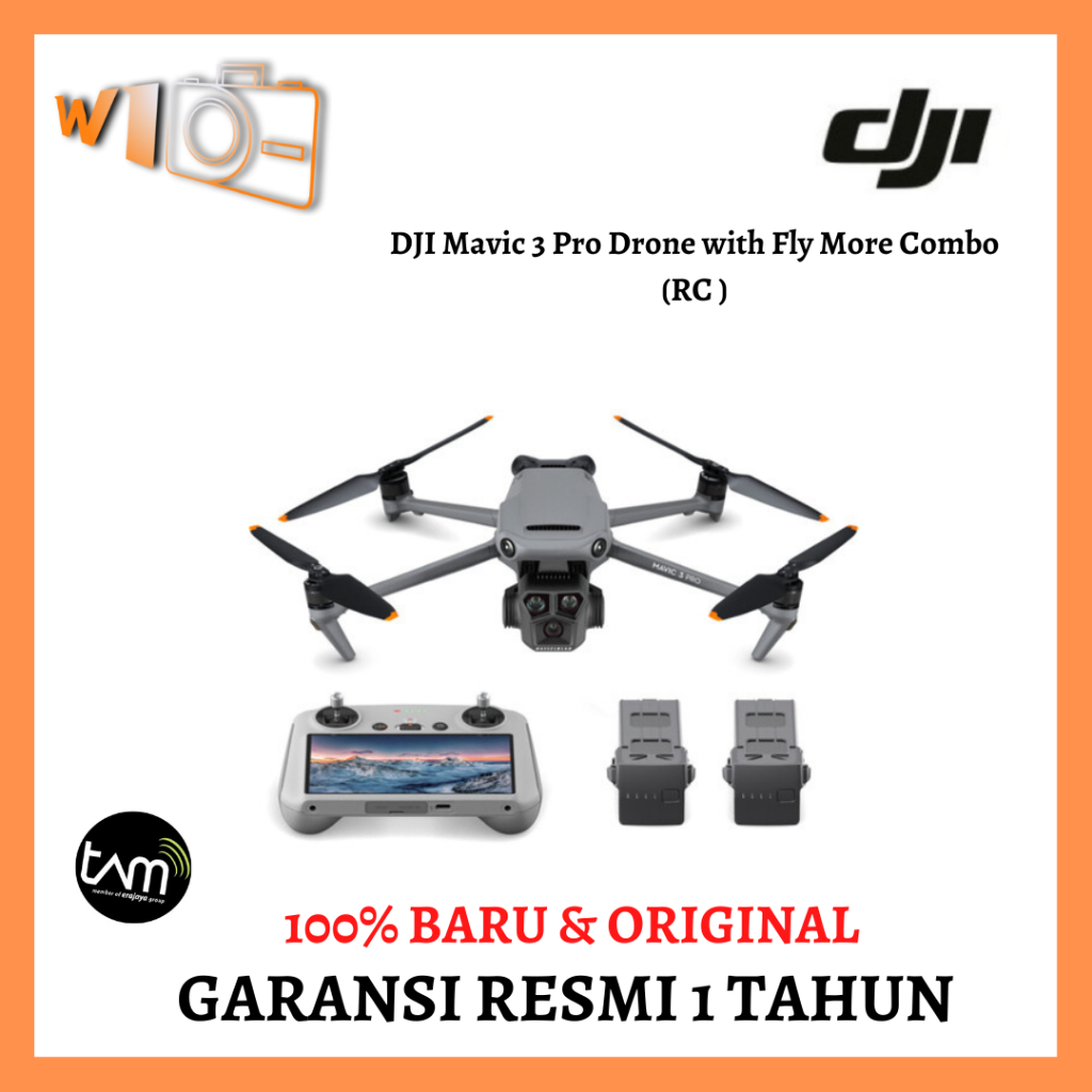 Jual DJI Mavic 3 Pro Drone with Fly More Combo (RC) | Shopee Indonesia