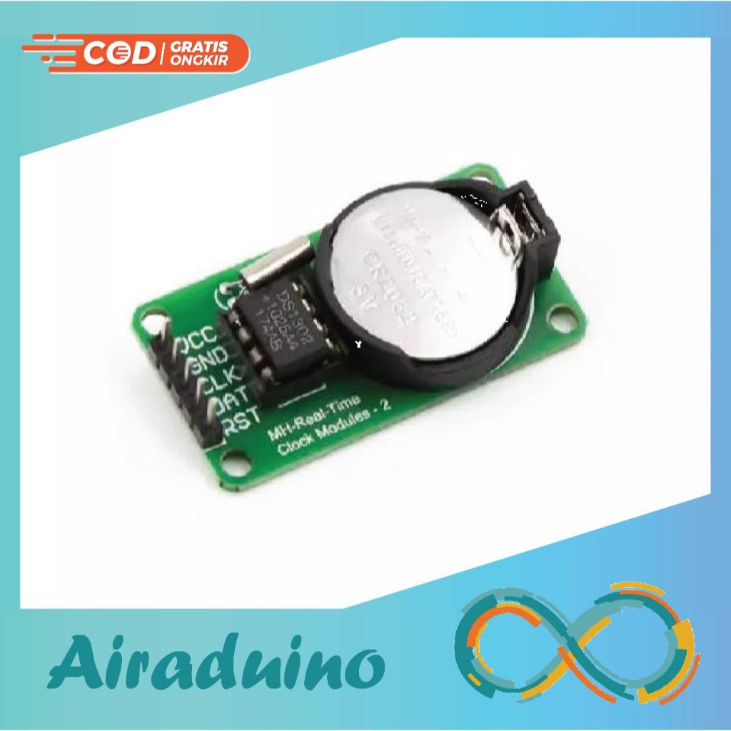 Jual RTC DS1302 Module Real Time Clock DS 1302 Modul Waktu Nyata ...