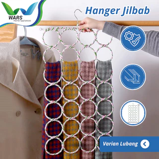 WARS Hanger Jilbab dan Syal 28 dan 16 Lubang