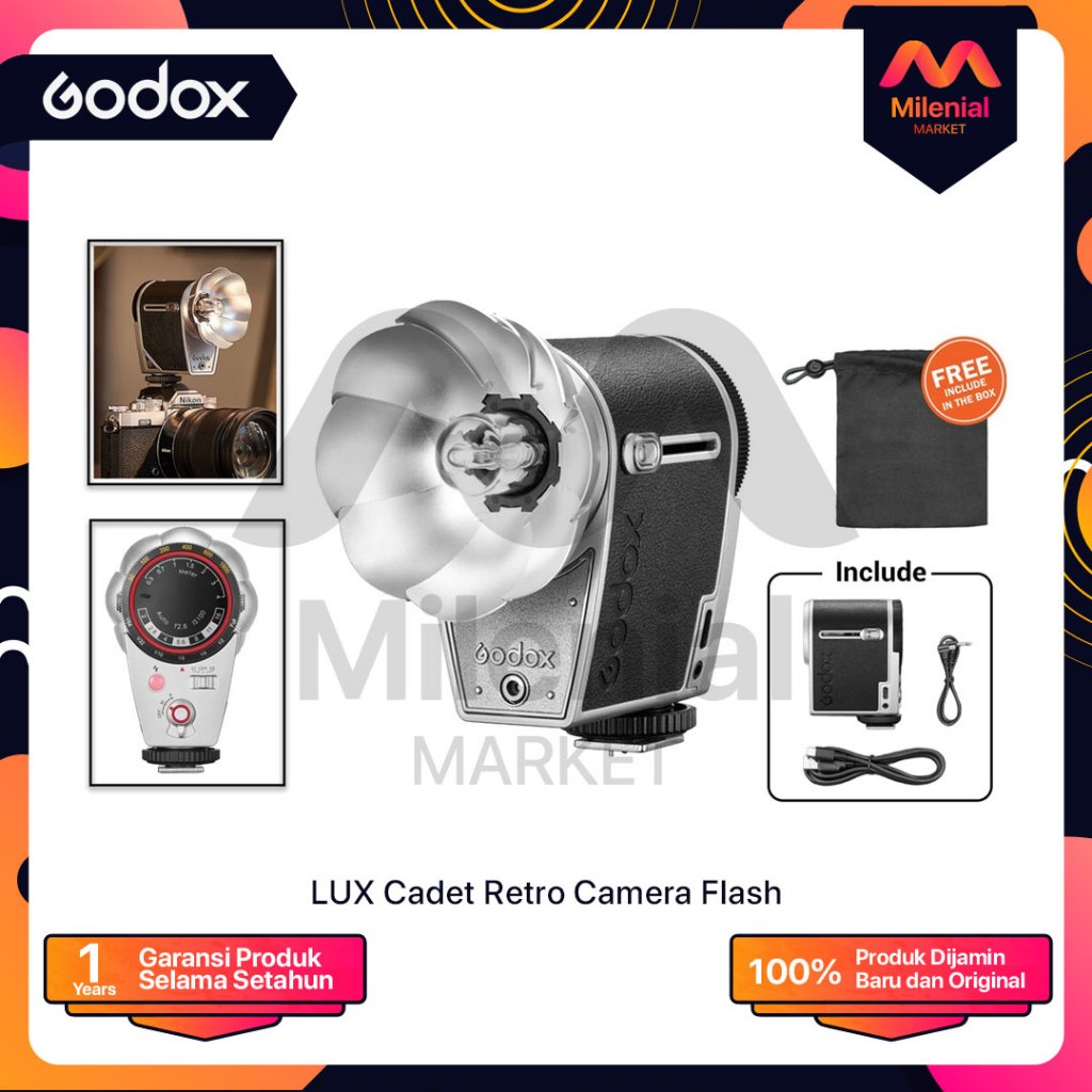 FLASH GODOX RETRO LUX CADET - COBRA Manuel - Photo, audio & vidéo
