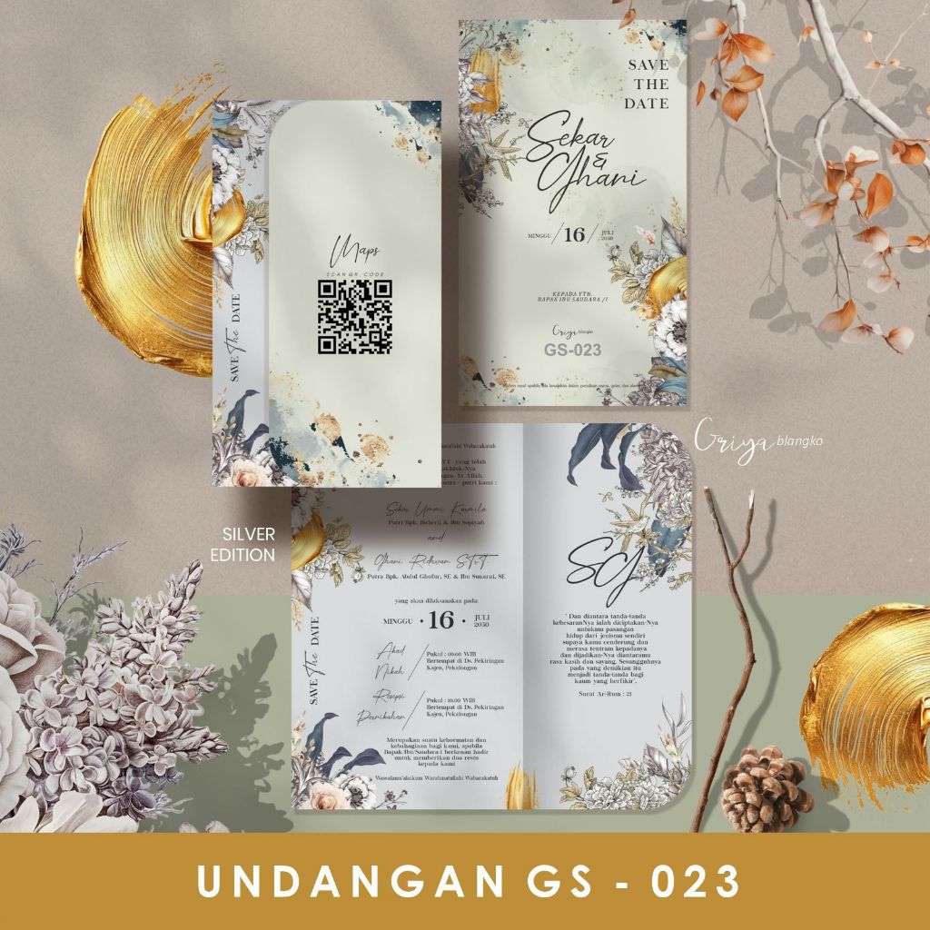 Jual GS 023 Blanko Undangan | Blangko Undangan | Undangan Murah ...