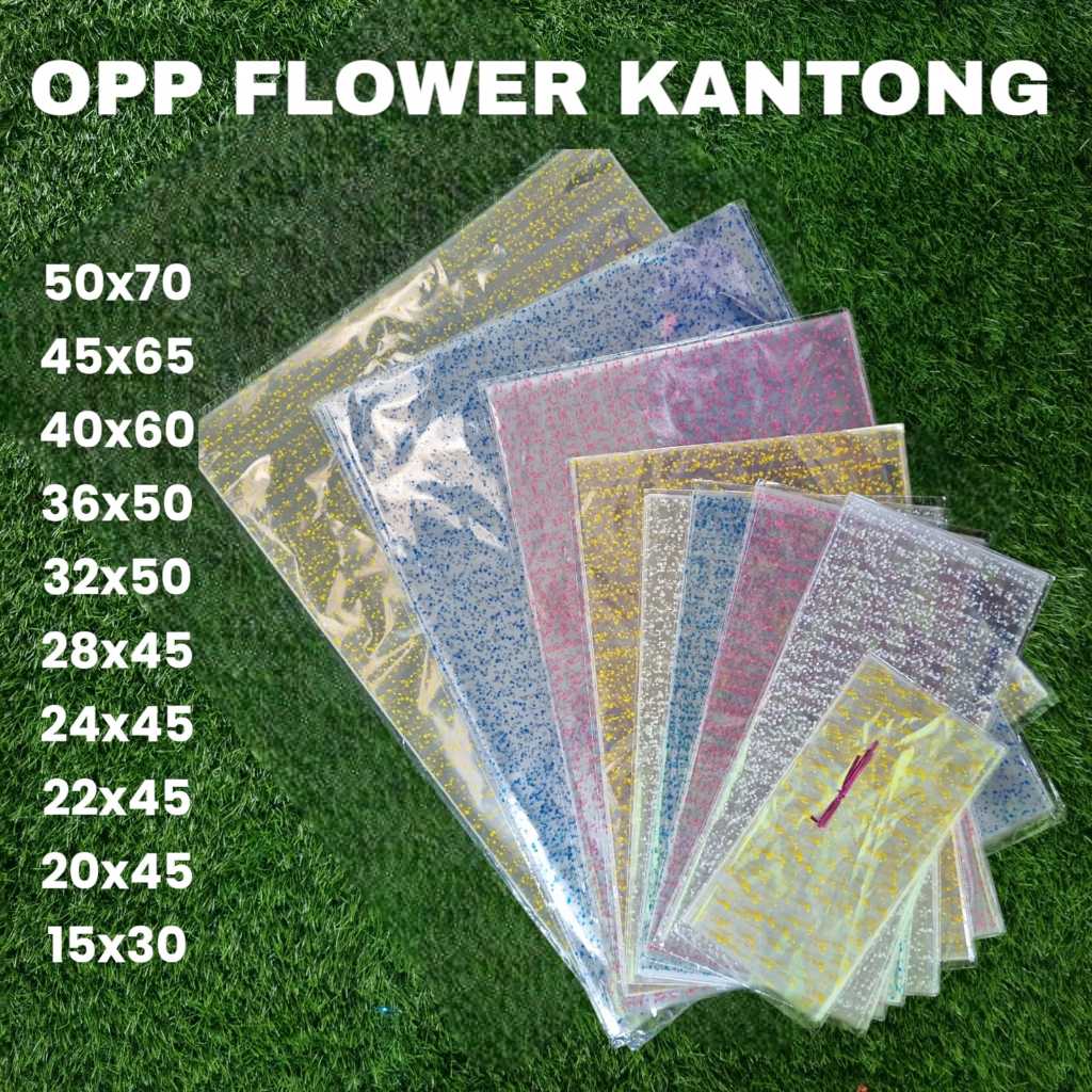 Jual Opp Flower Tebal Plastik Snack Isi 12 Pcs | Shopee Indonesia