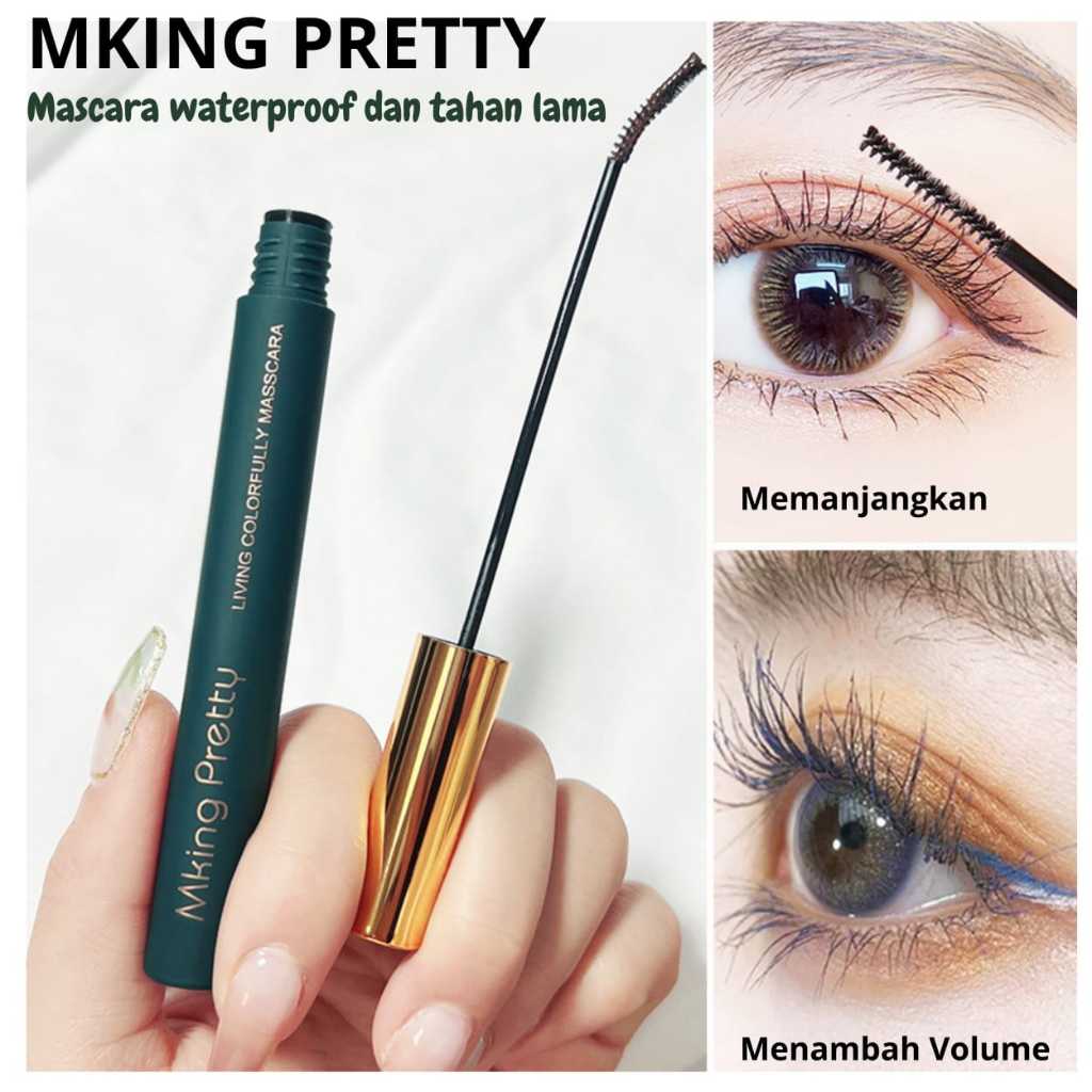 Jual MKING PRETTY Mascara Waterproof dan Tahan Lama Memanjangkan dan ...