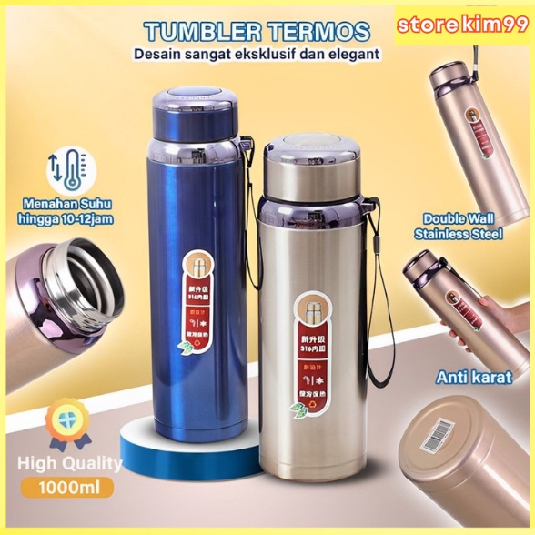 Jual Stock ready Botol Minum Tumbler Termos Stainless Steel SUS 316 ...