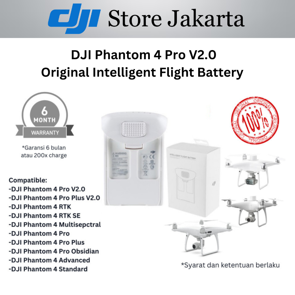 COOLSHOW Phantom 4 Series (5870mAh 15.2V) 2 Packs LiPo Intelligent Flight Replacement Battery For DJI Phantom 4, Phantom 4 Pro, Phantom 4 Pro V2.0, Phantom 4 Pro Plus, Phantom 4 Advanced