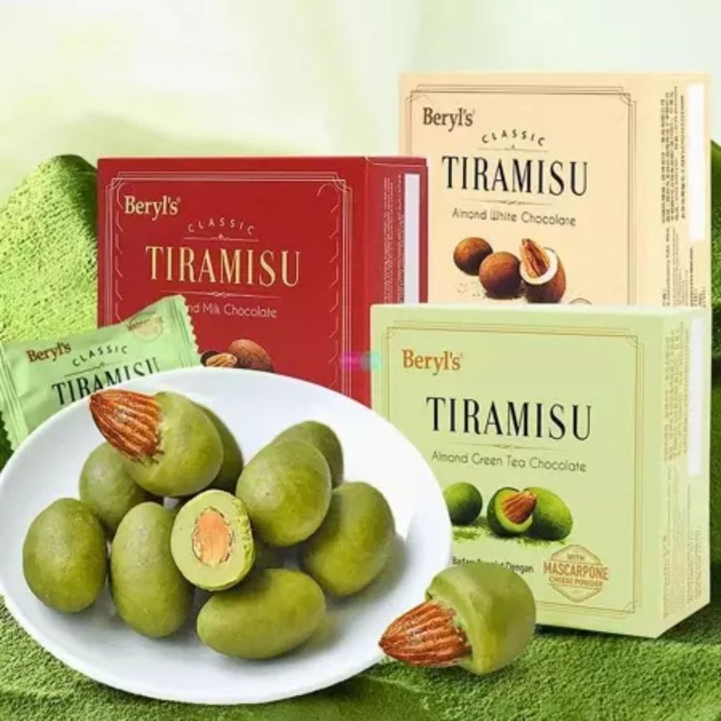 Jual Beryls Tiramisu Almond Chocolate 65g Beryl's White Chocolate Milk ...